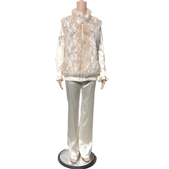 Coldwater creek faux fur vest Sz XL - Picture 15 of 15